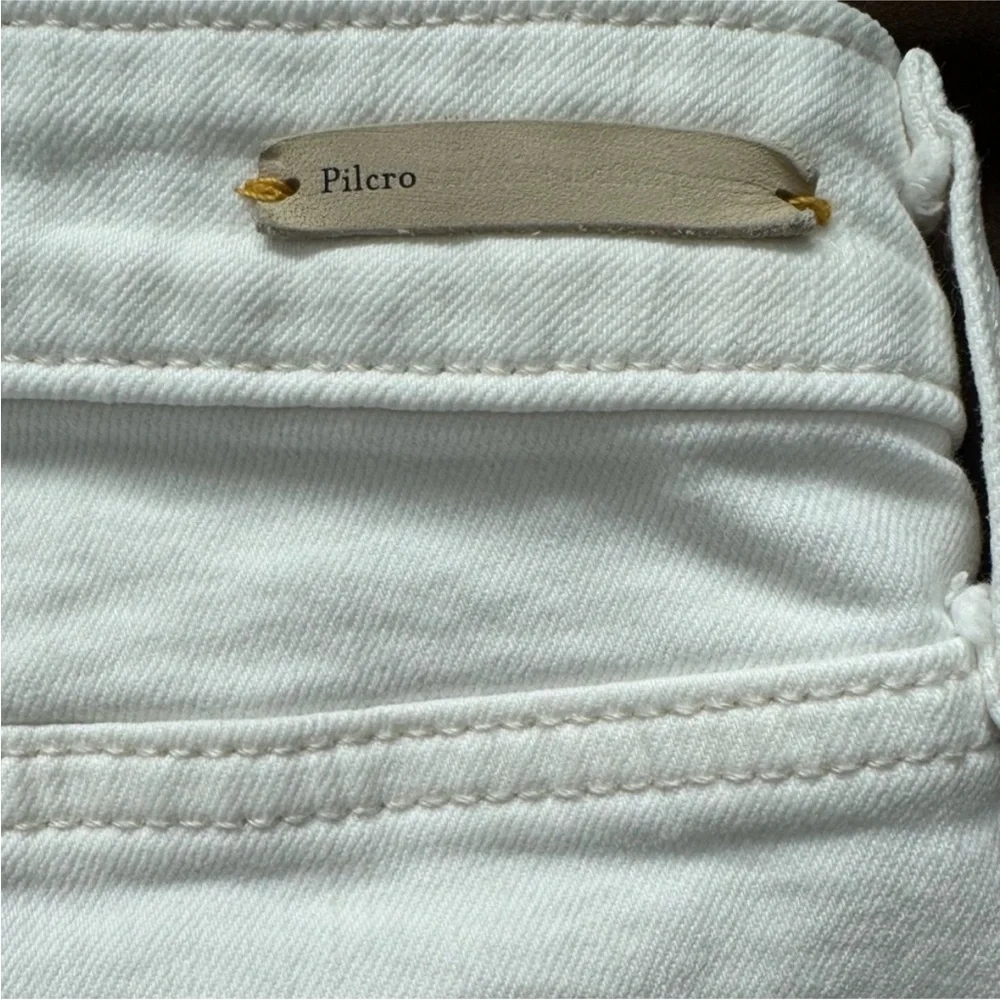 Anthropologie STET Fit White Denim Shorts - Picture 7 of 9